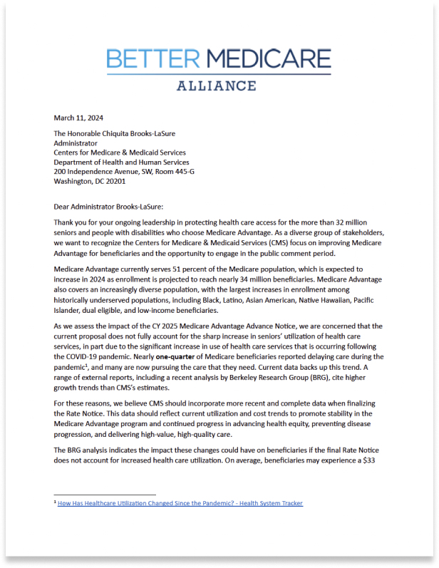 Open letter on medicare advantage annual enrollment period better